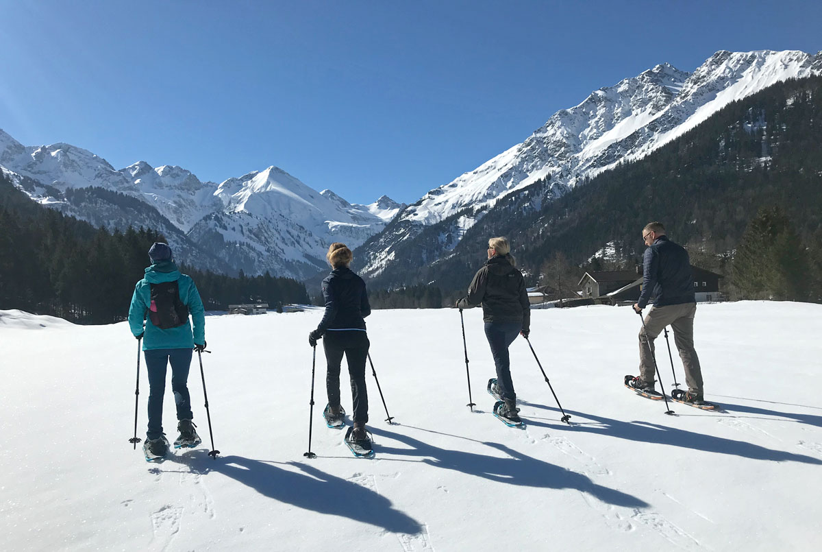 Schneeschuhtour für Anfänger mit Leihausrüstung