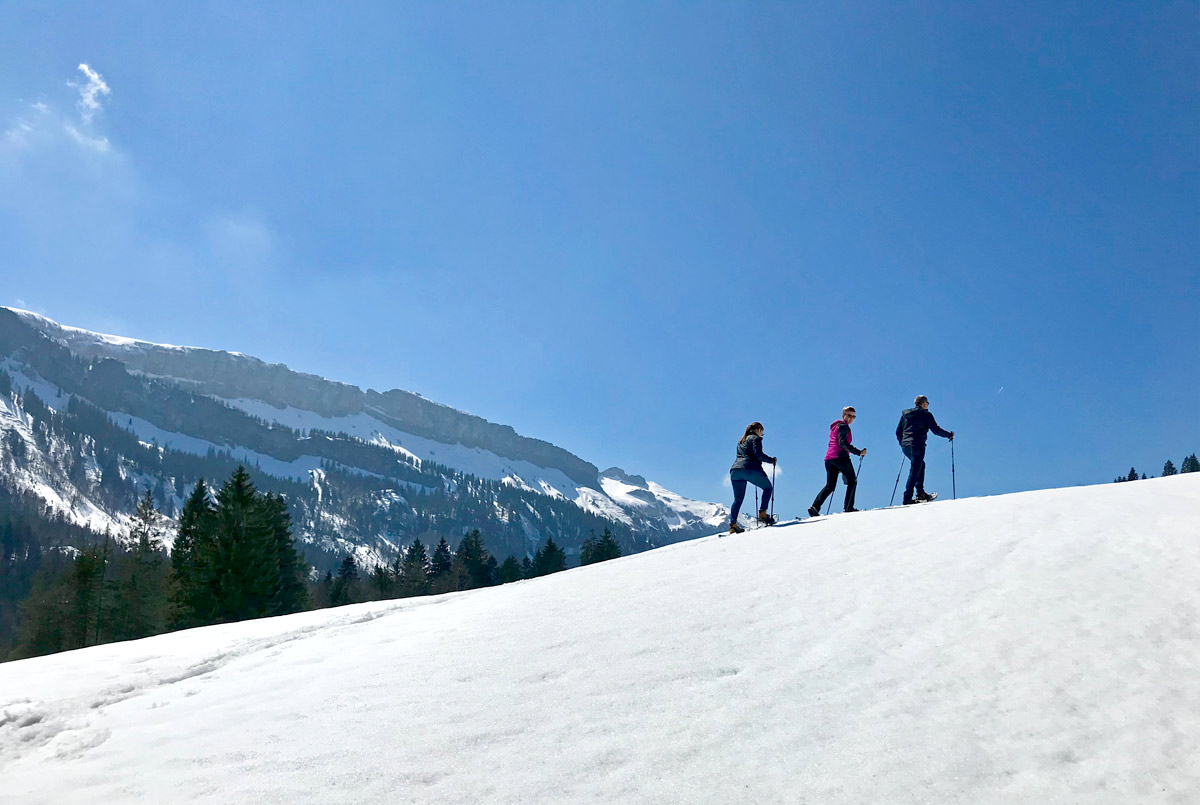 Schneeschuhwandern im Rohrmoos